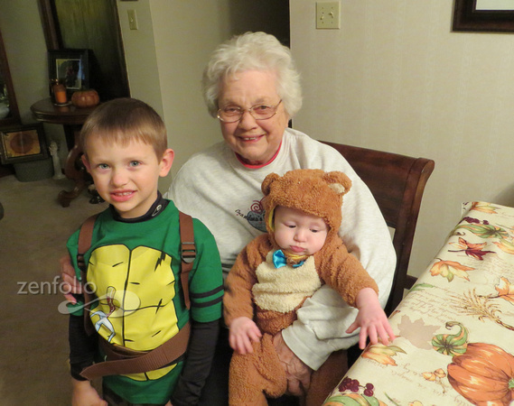 Great-Grandma Fran, Braylon & Tyler