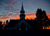 Swedlanda Church at Sunrise